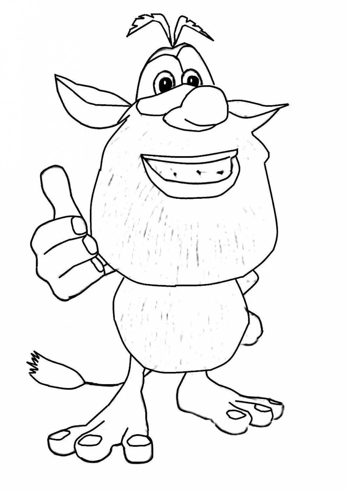 Coloring book joyful bubba