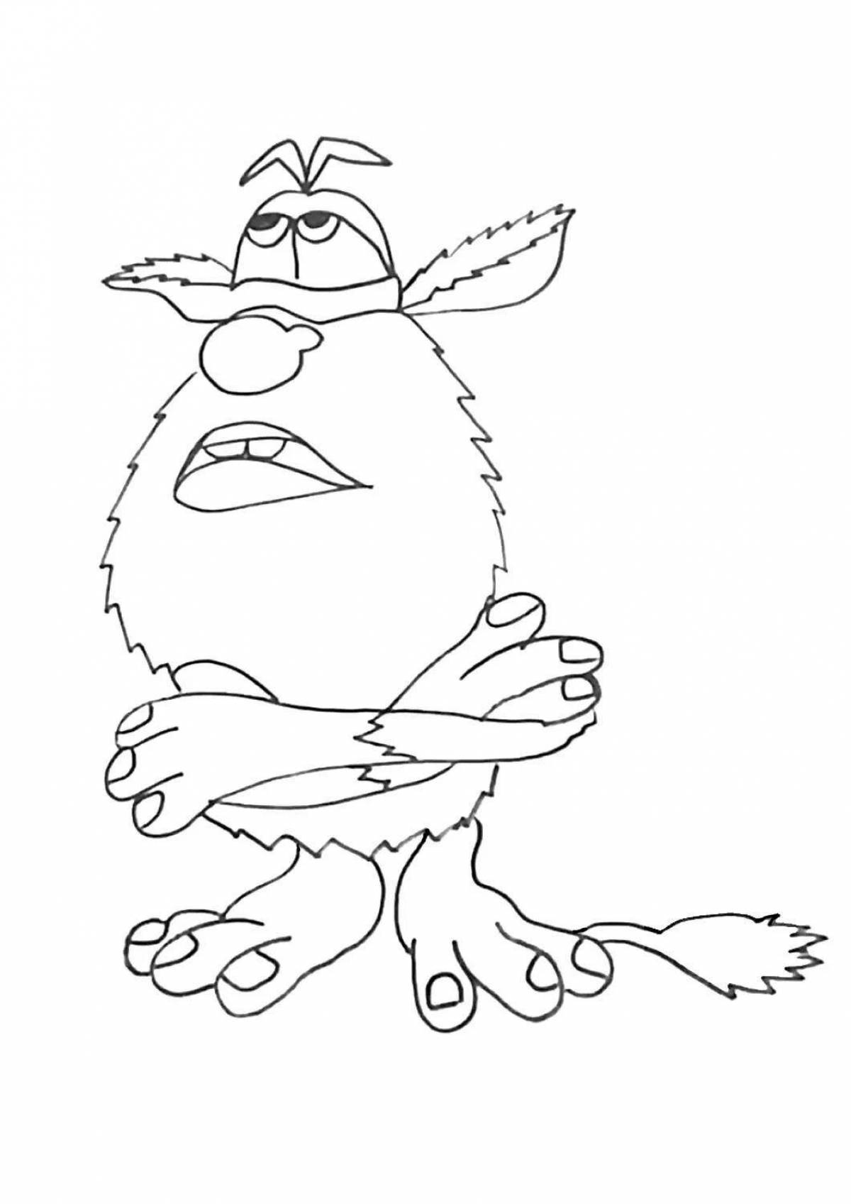 Bubba's vibrant coloring page