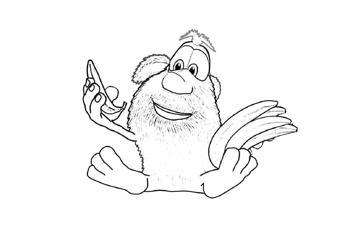 Bubba playful coloring page