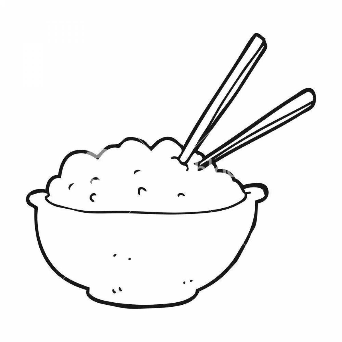 Coloring page charming pilaf