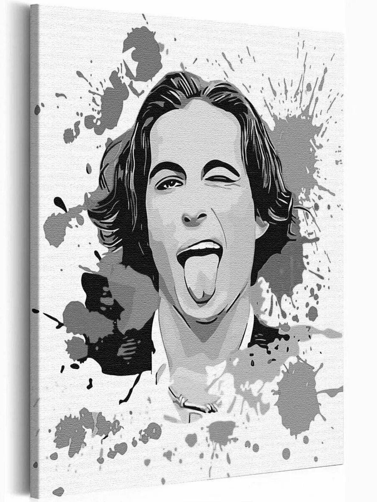 Maneskin live coloring