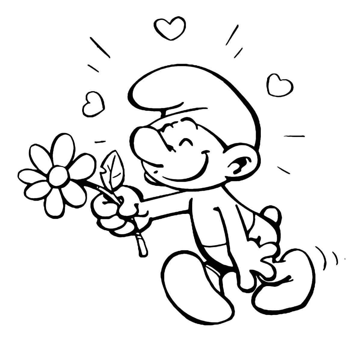 Dynamic Joker coloring page