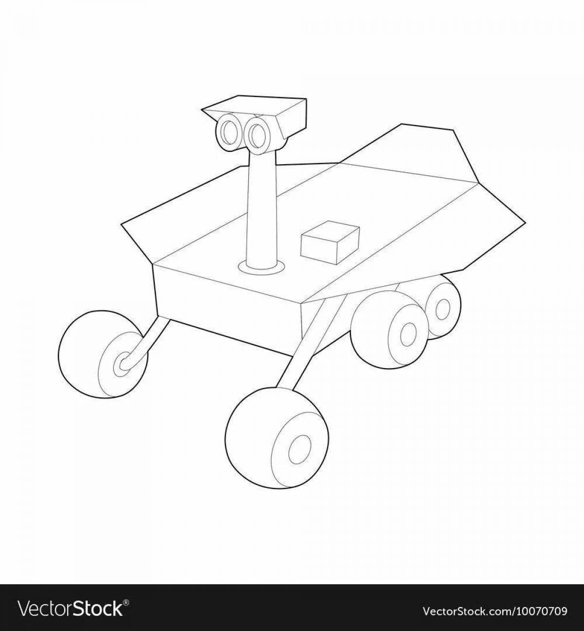 Playful page rover coloring book