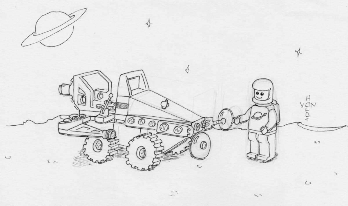 Светящаяся раскраска page rover
