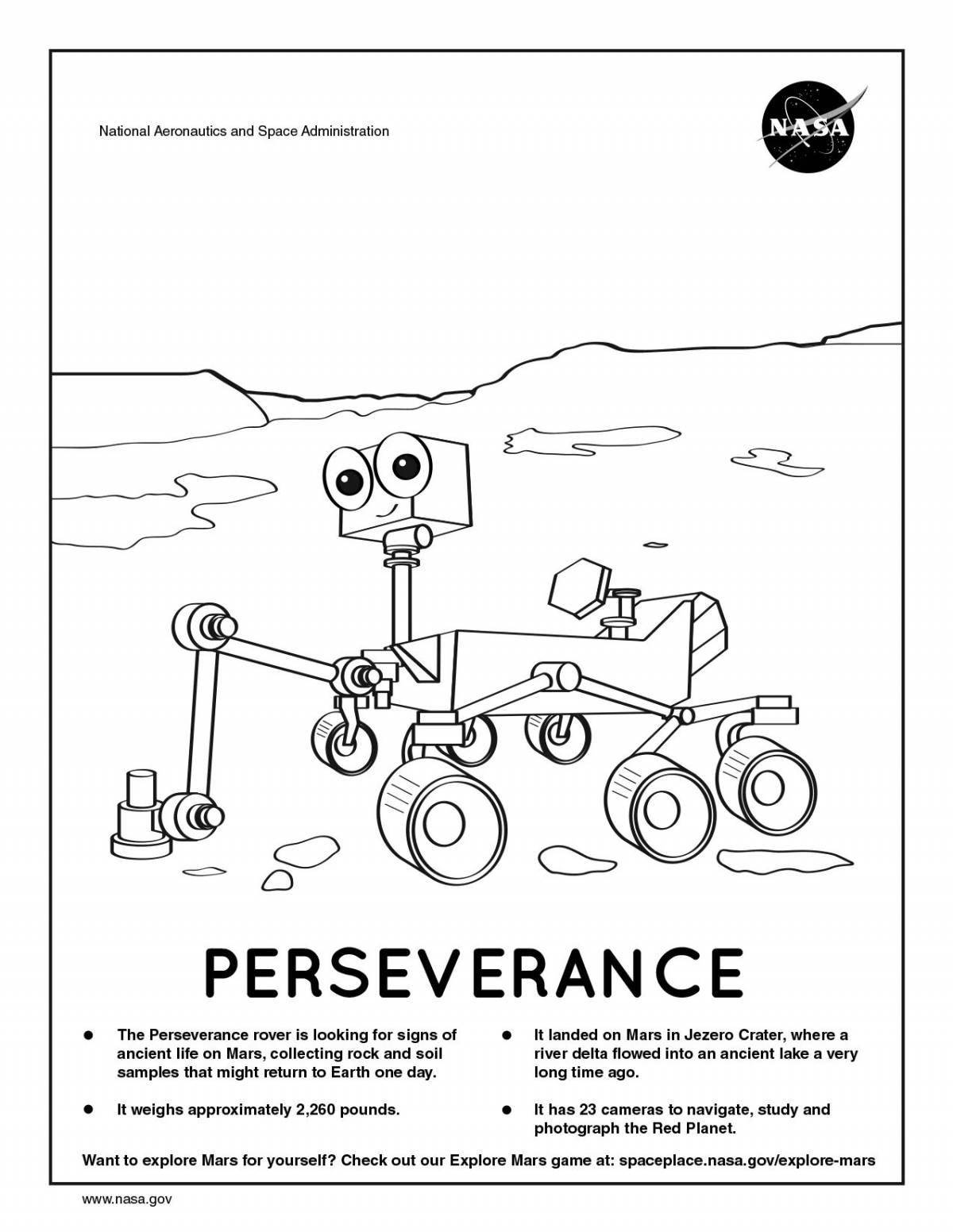 Attractive page rover coloring
