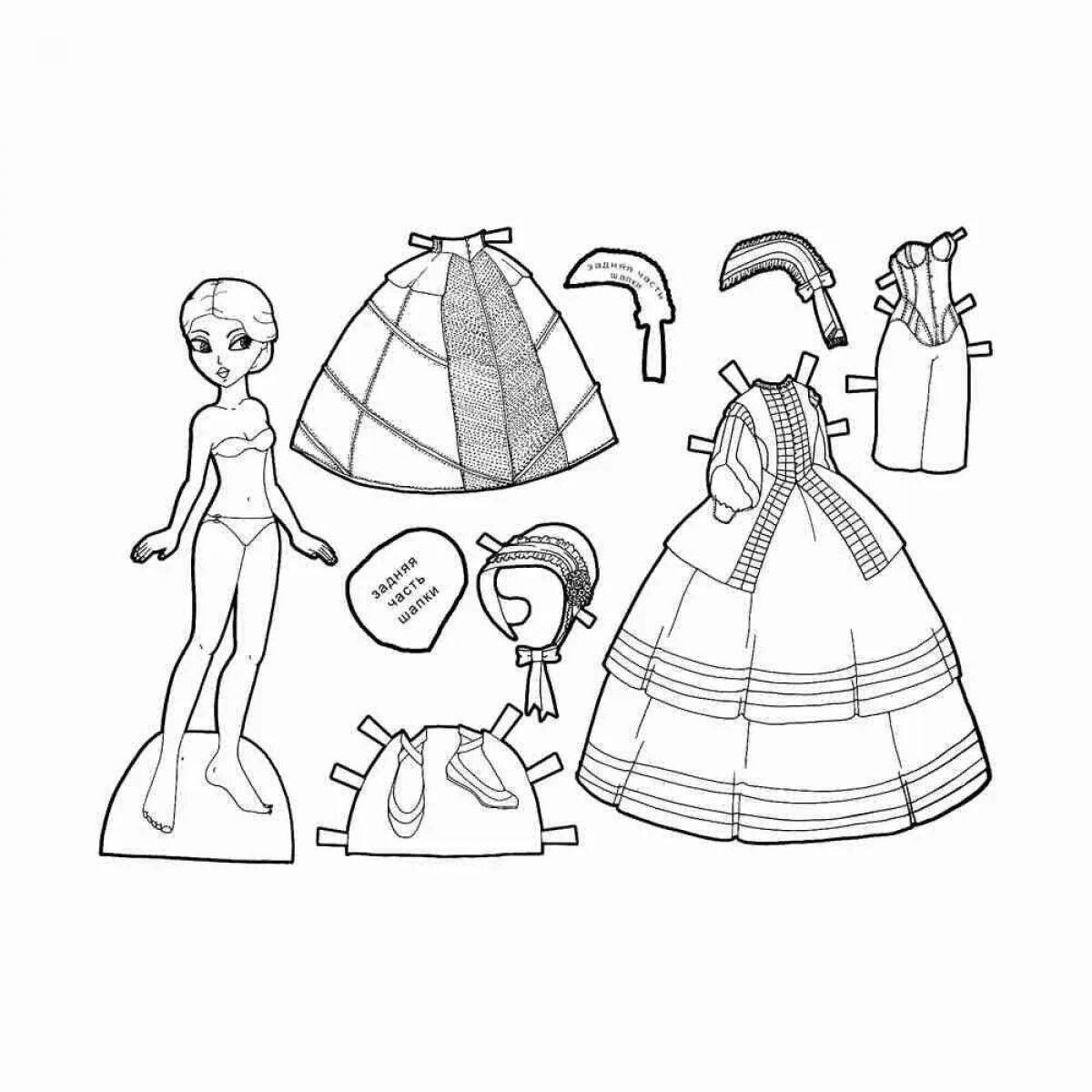 Collection of bright and cheerful coloring pages
