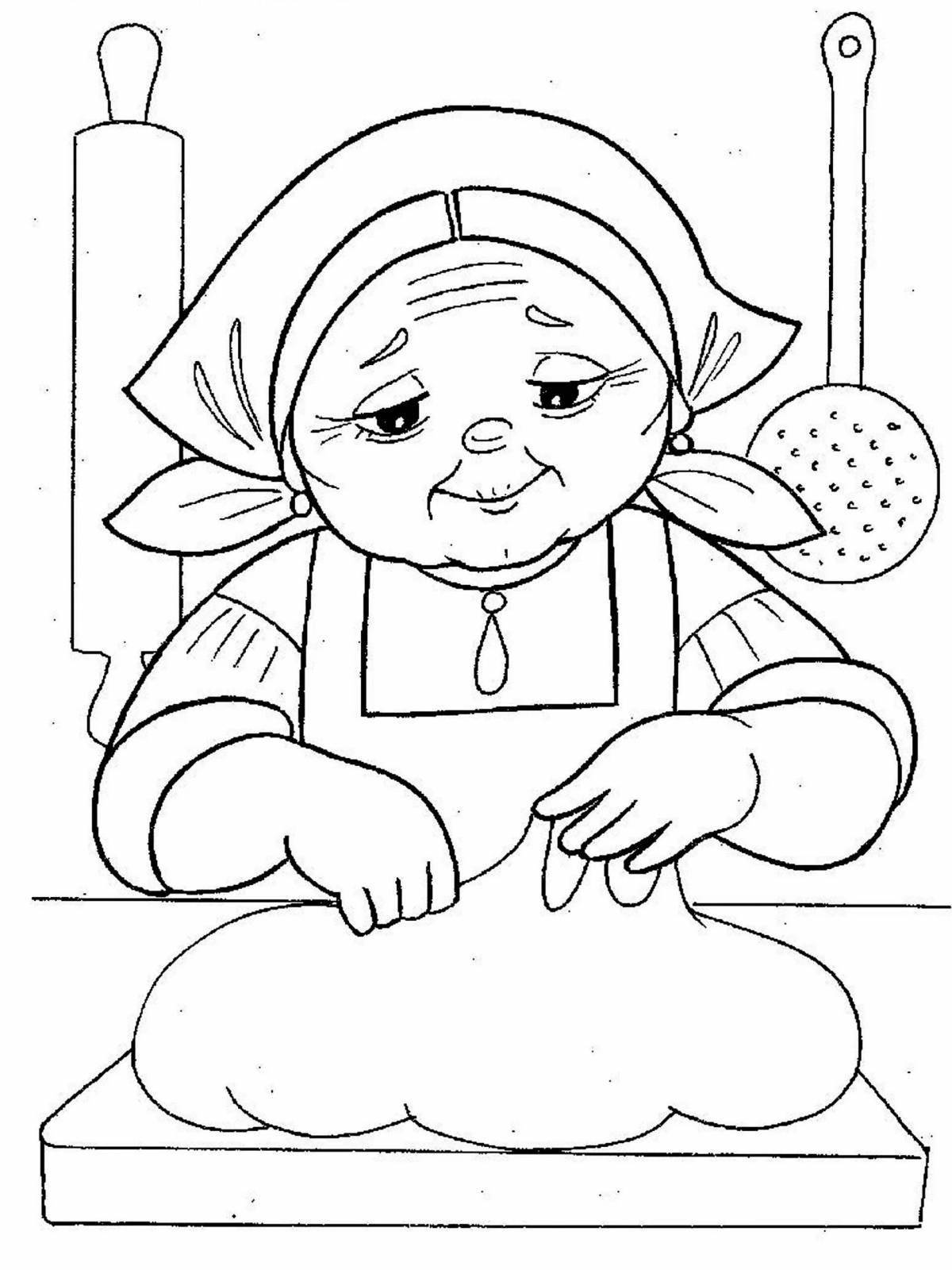 Fun test coloring page