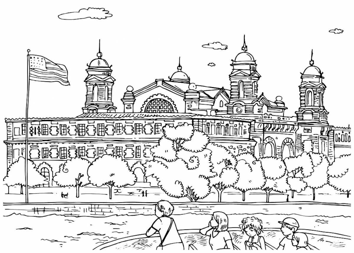 Delightful Krasnodar coloring book