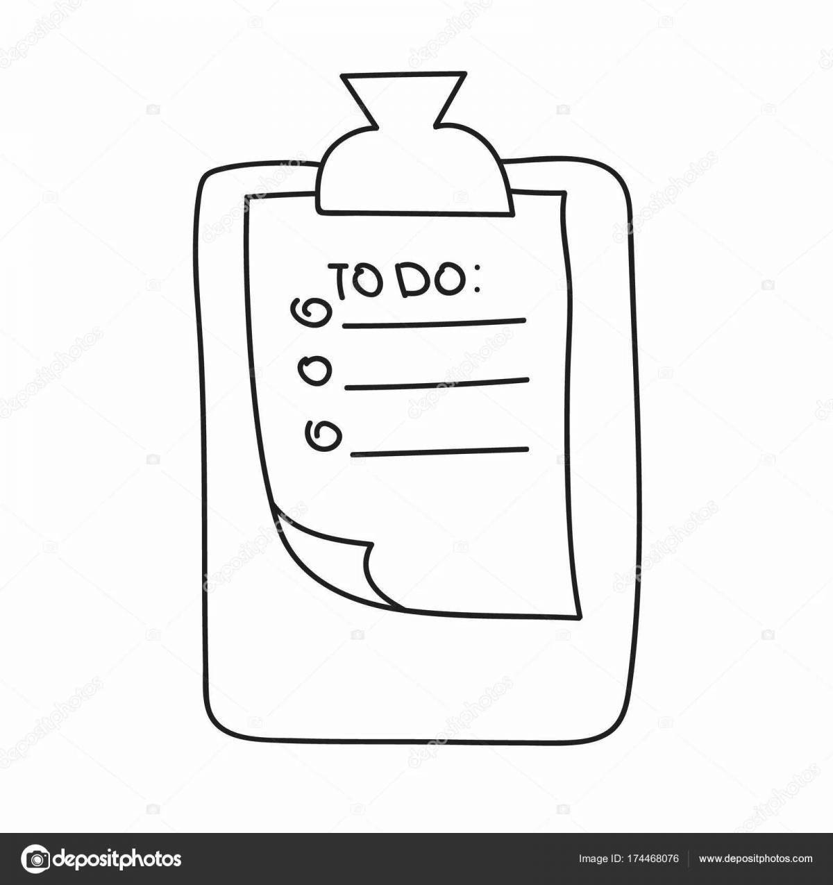 Жирная страница раскраски