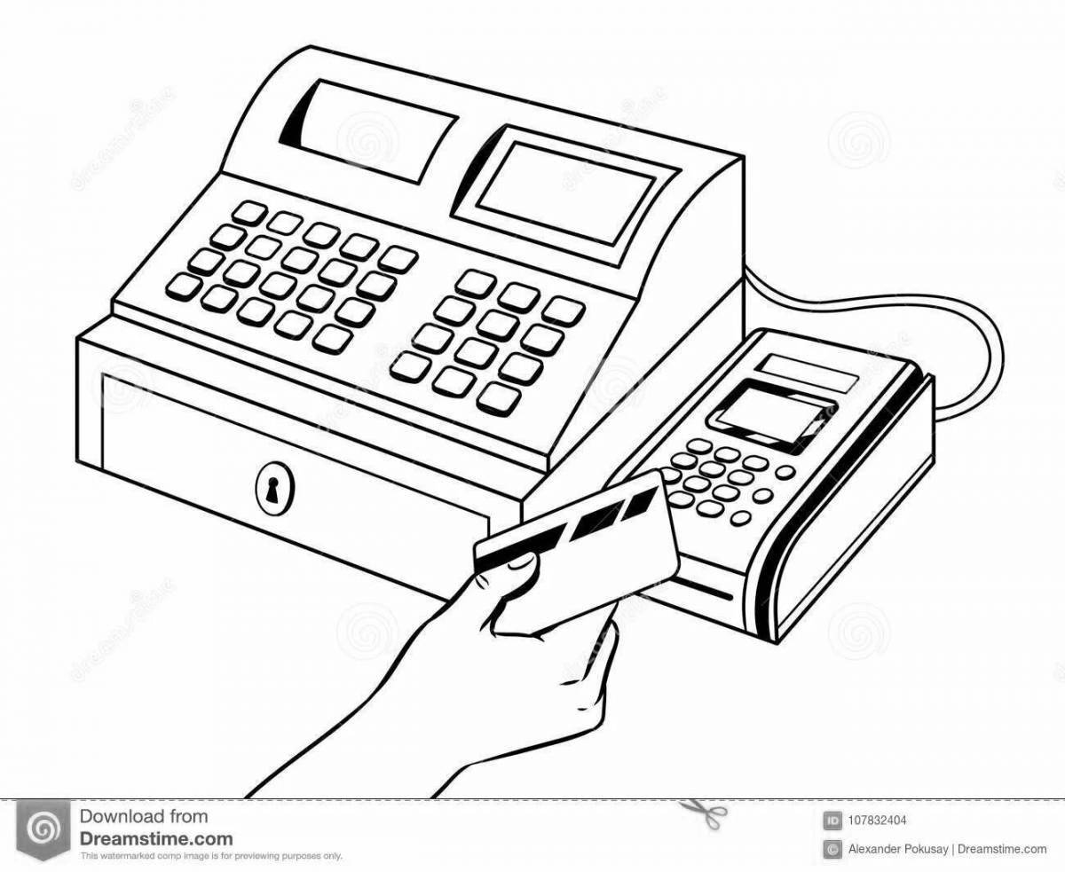 Раскраска «сияющая клетка»