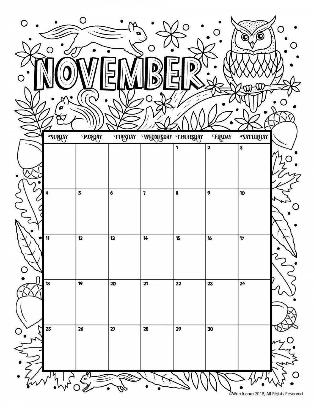 Photo Playful glider coloring page