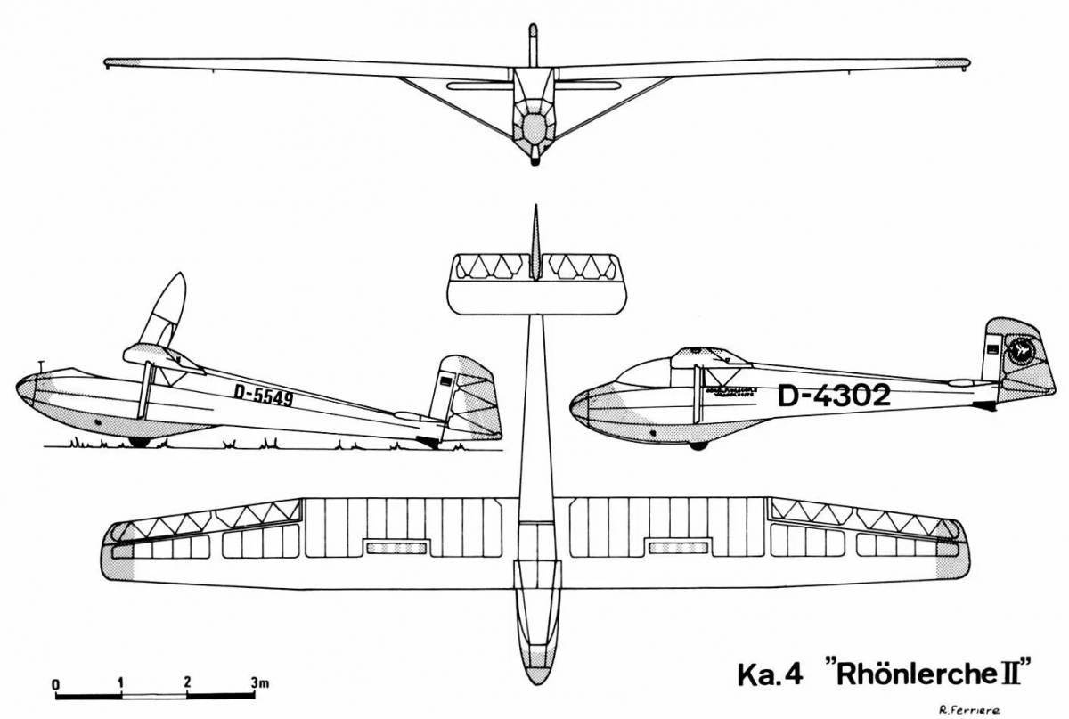 Photo Adorable glider coloring page