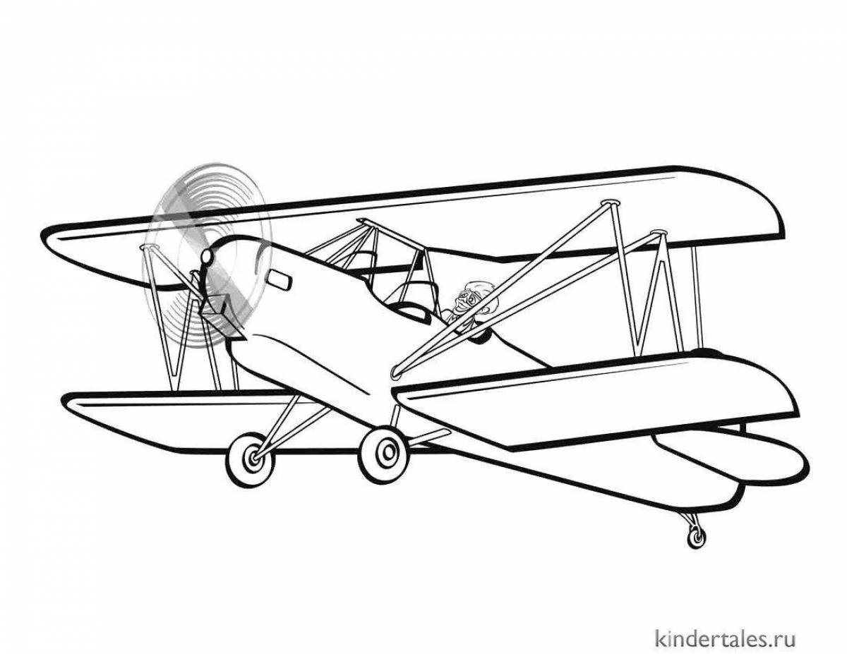 Photo Coloring splendid glider