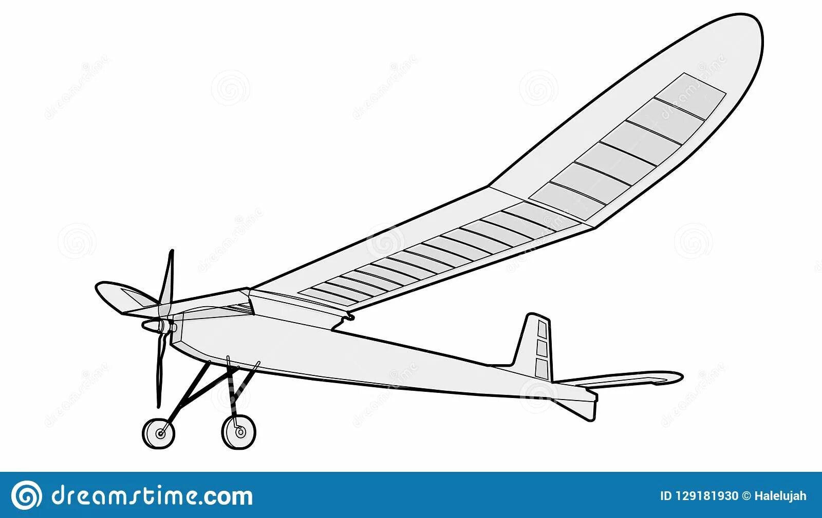 Luxury glider coloring page
