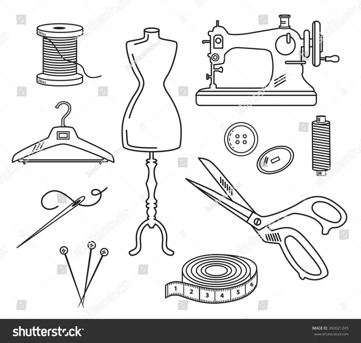 Color tailor-coloring page