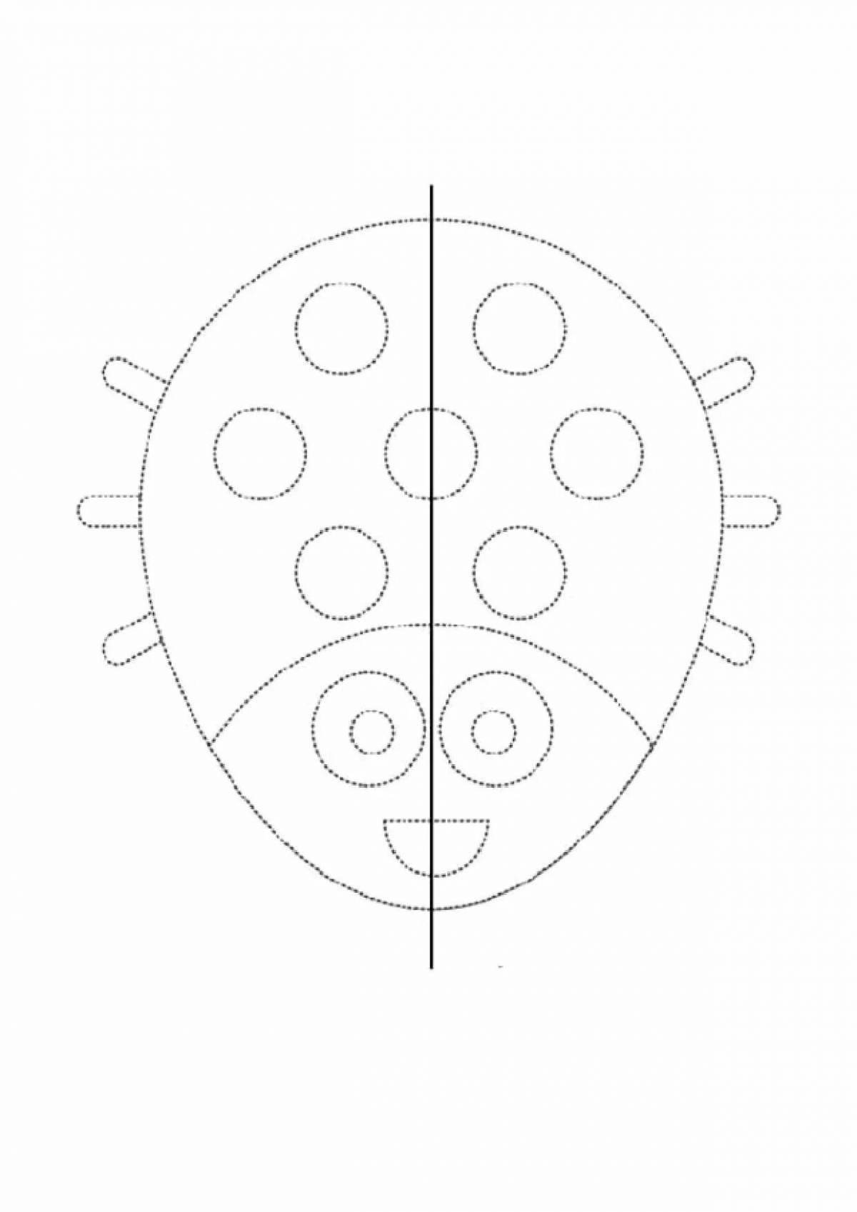 Beautiful neuropsychology coloring book