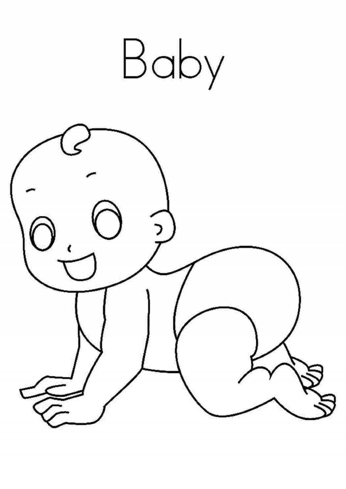 Цветная взрывоопасная страница раскраски арахиса