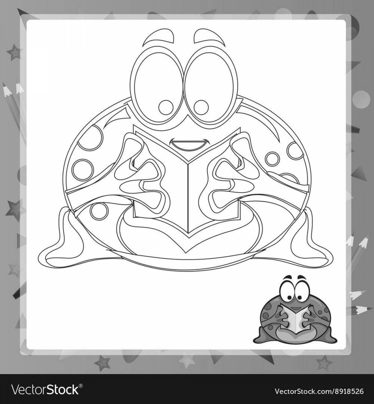 Froggy's cute coloring book