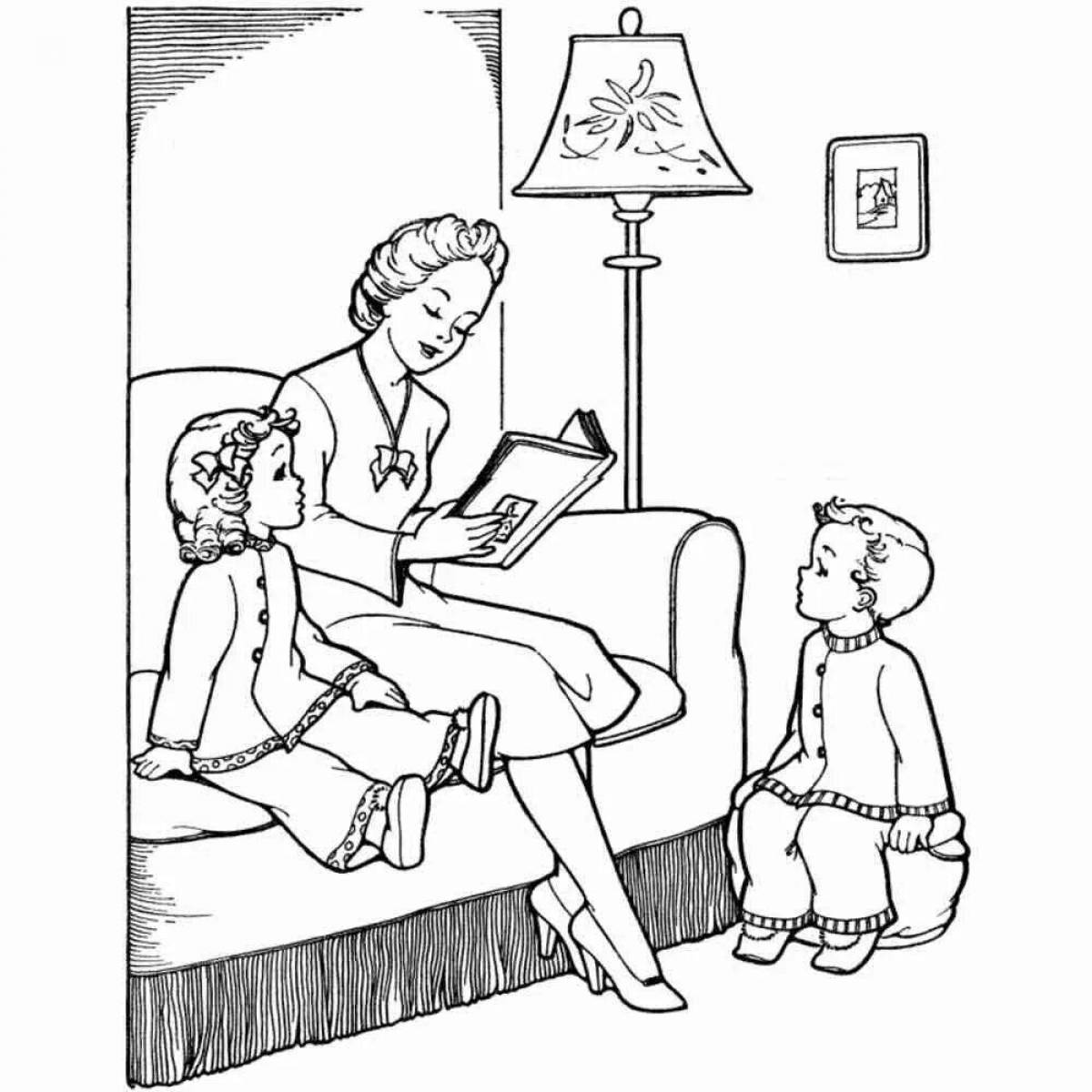 Brilliant mommy coloring