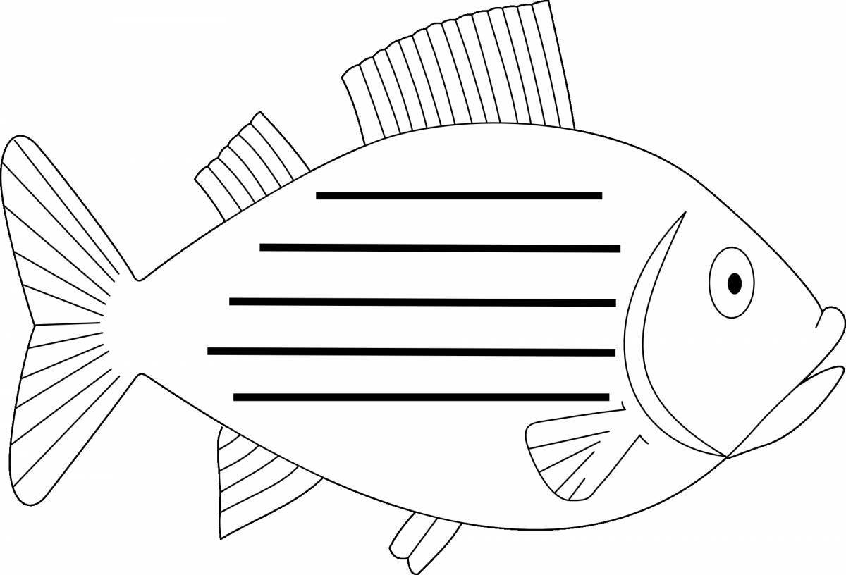 Attractive striped coloring