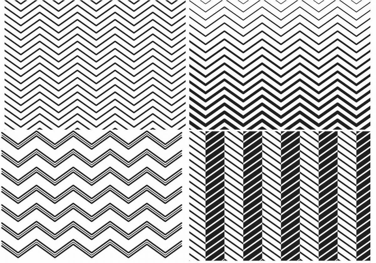 Adorable striped coloring book