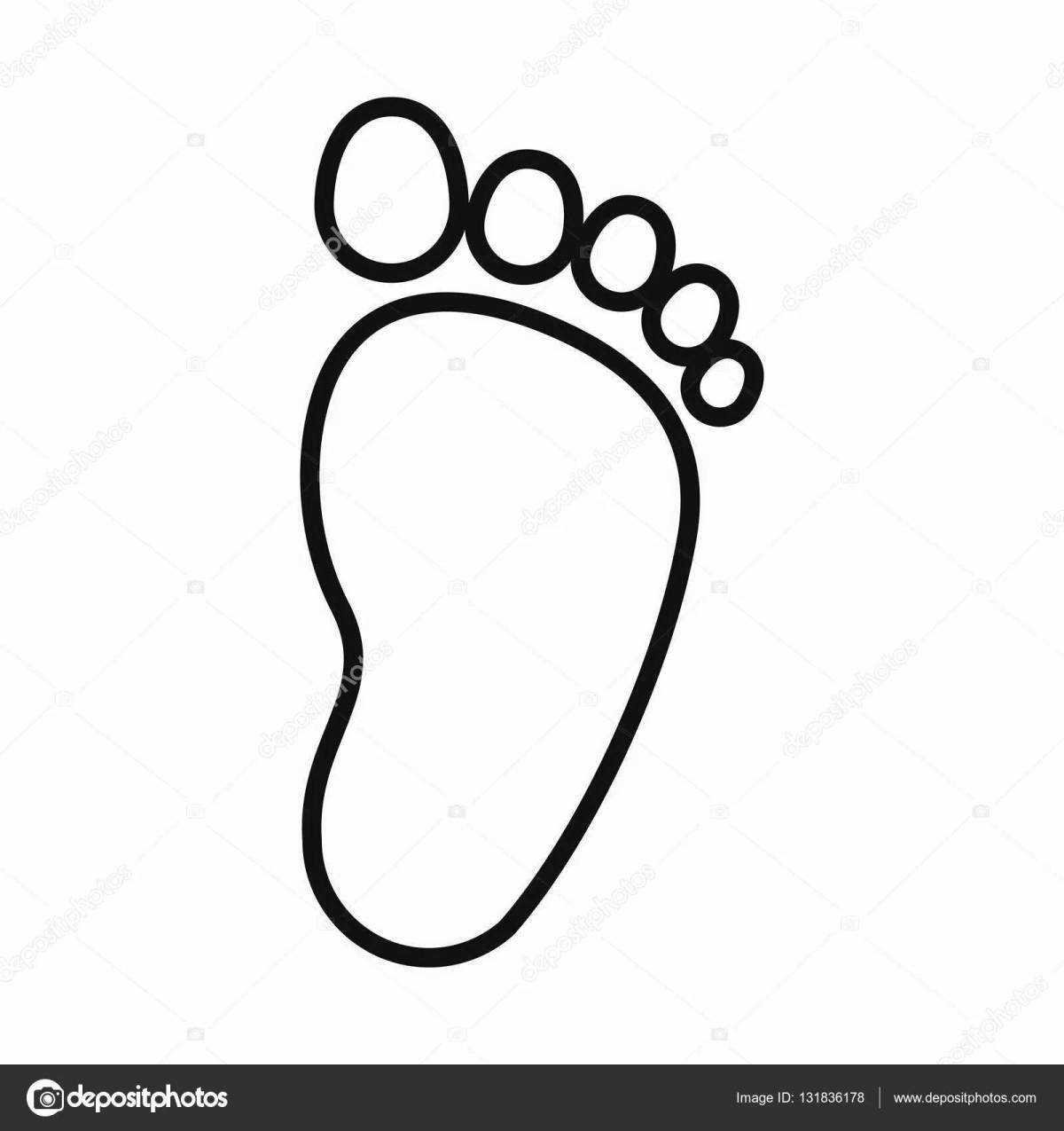 Photo Live foot coloring