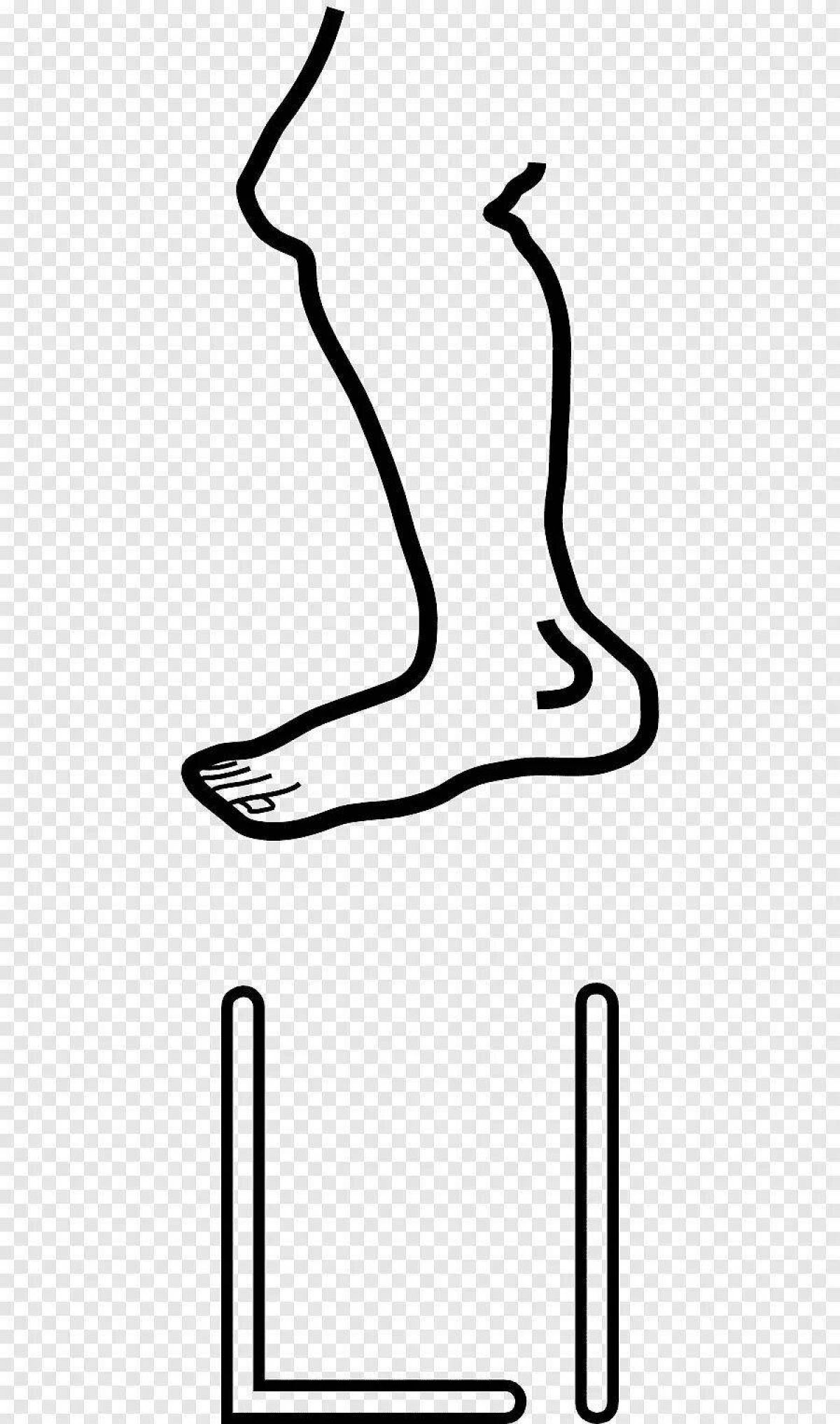 Photo Fun foot coloring