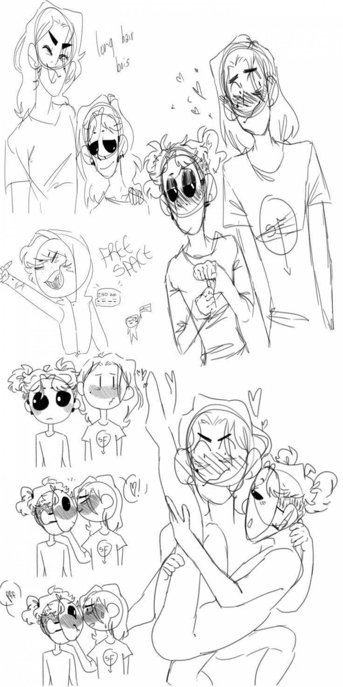 Photo Sally's funny coloring book