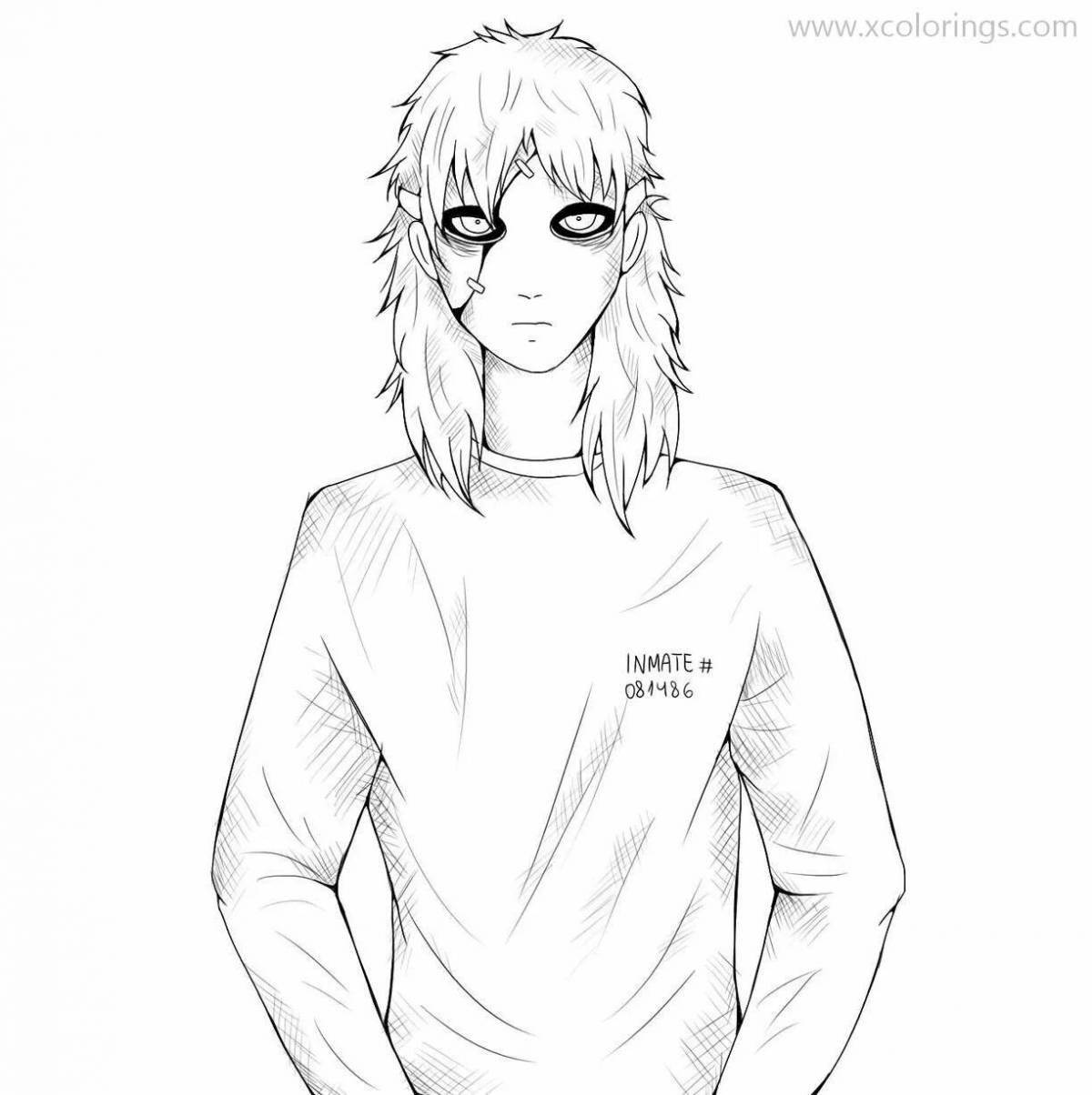 Photo Sally coloring pages with crazy coloring