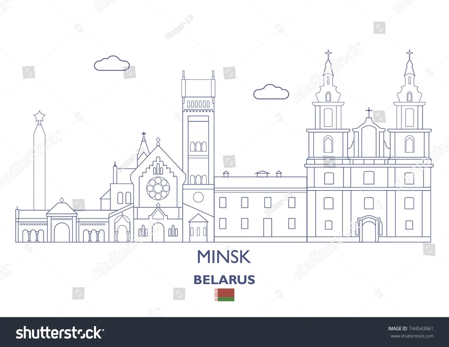 Coloring mystical minsk