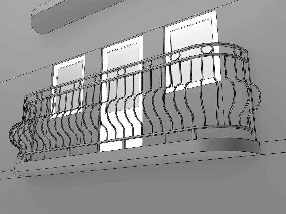 Colored balcony coloring book