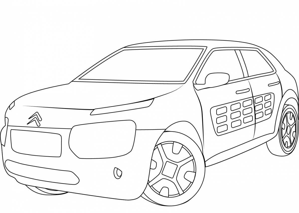 Citroen fun coloring