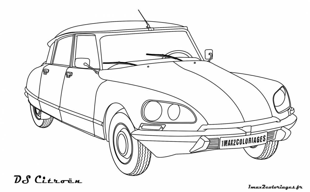 Fascinating coloring citroen