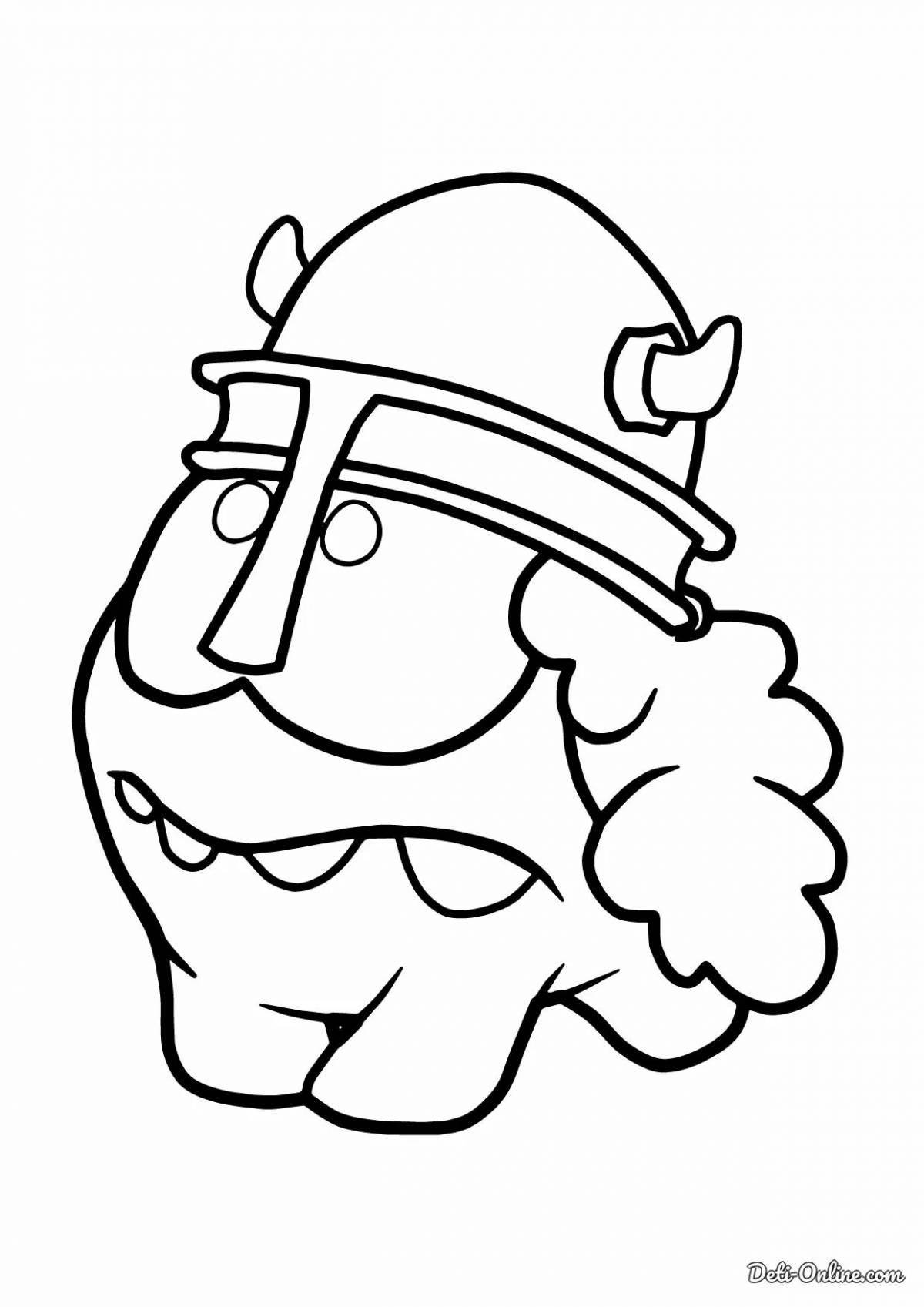 Adorable babysitter coloring page