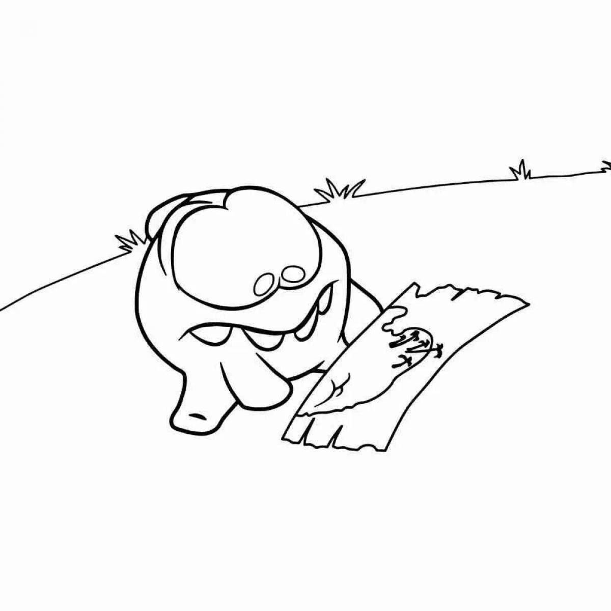 Violent babysitter coloring book