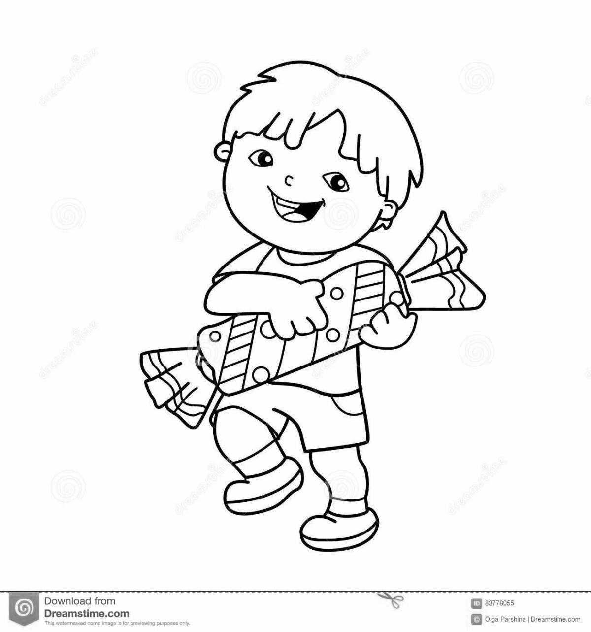 Attractive greedy coloring book