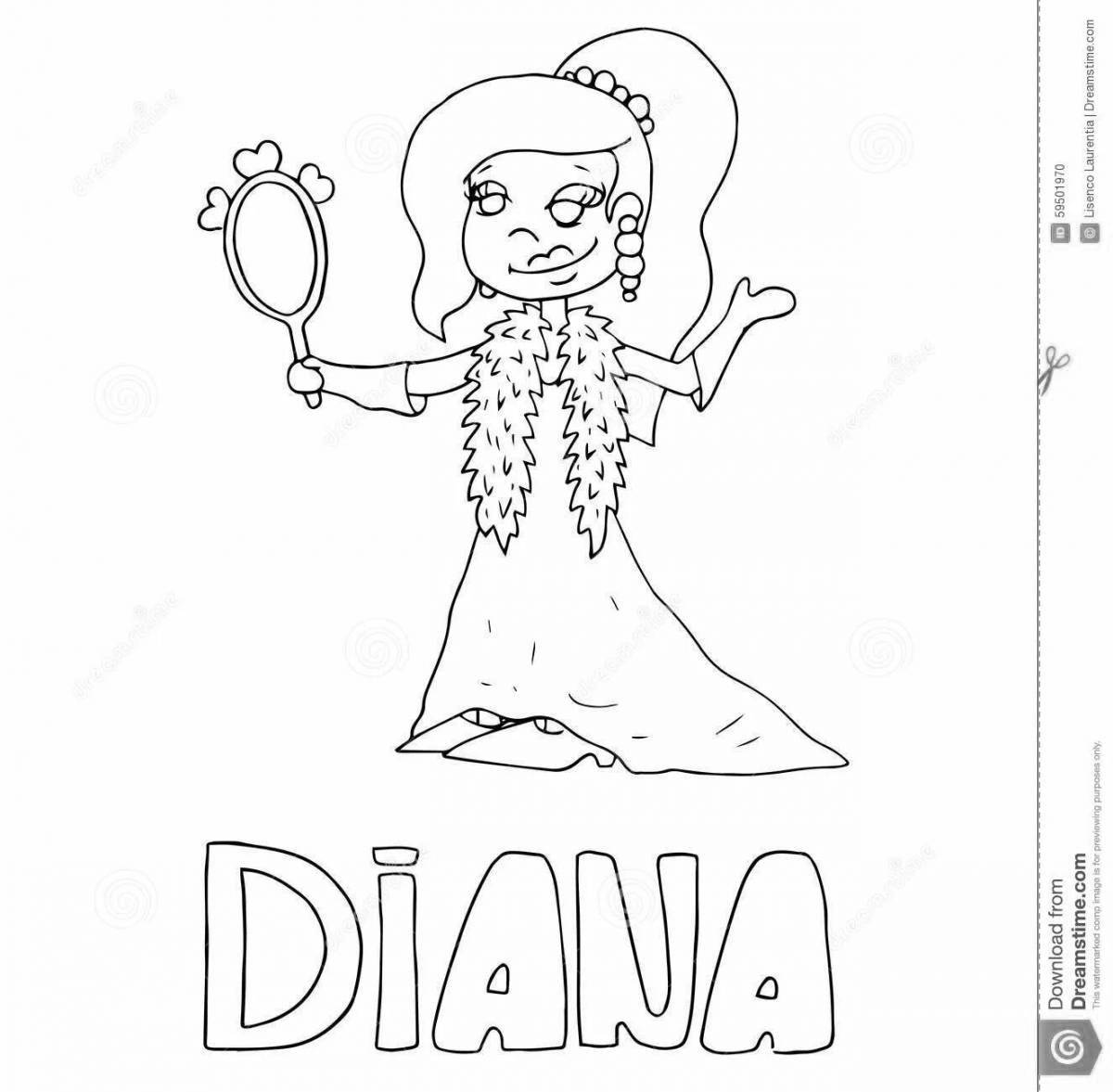 Beautiful arina coloring book