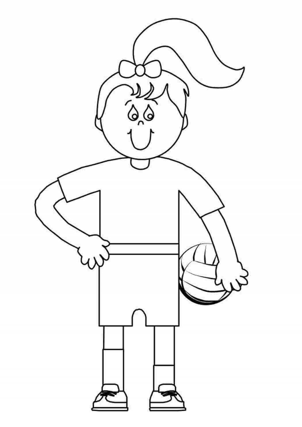 Exciting coach coloring