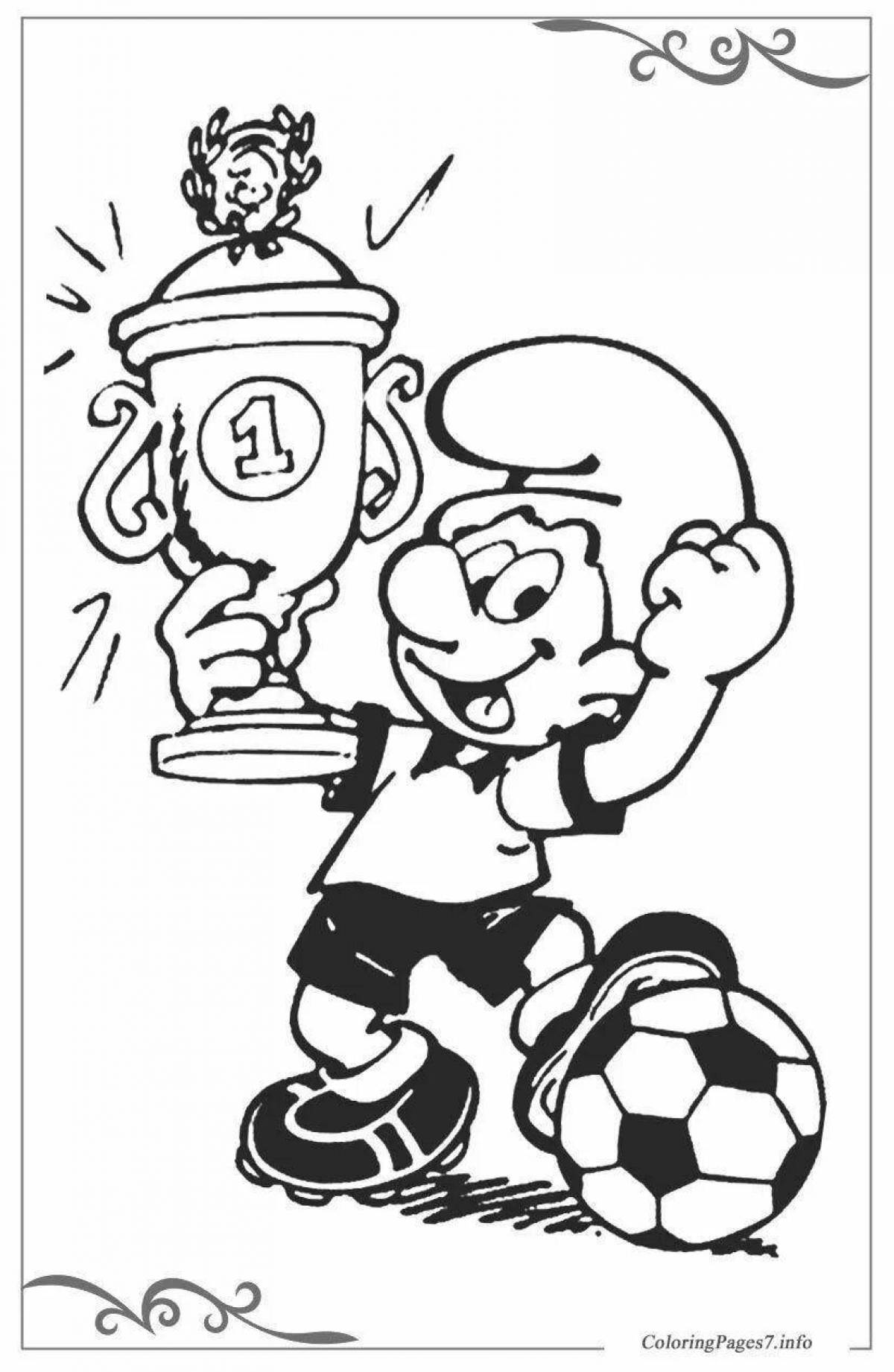 Amazing Coach coloring page