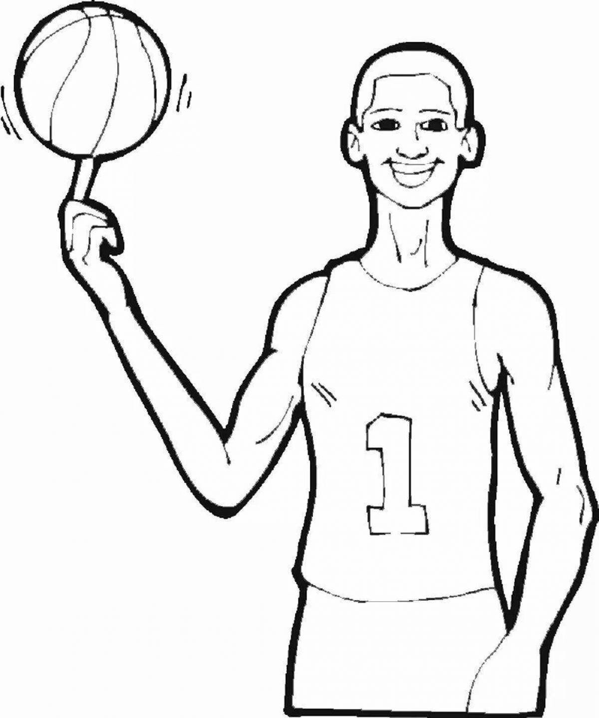 Fabulous coach coloring page