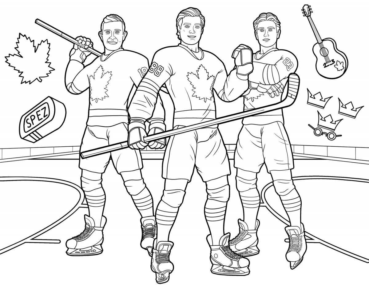 Coloring page nice coach