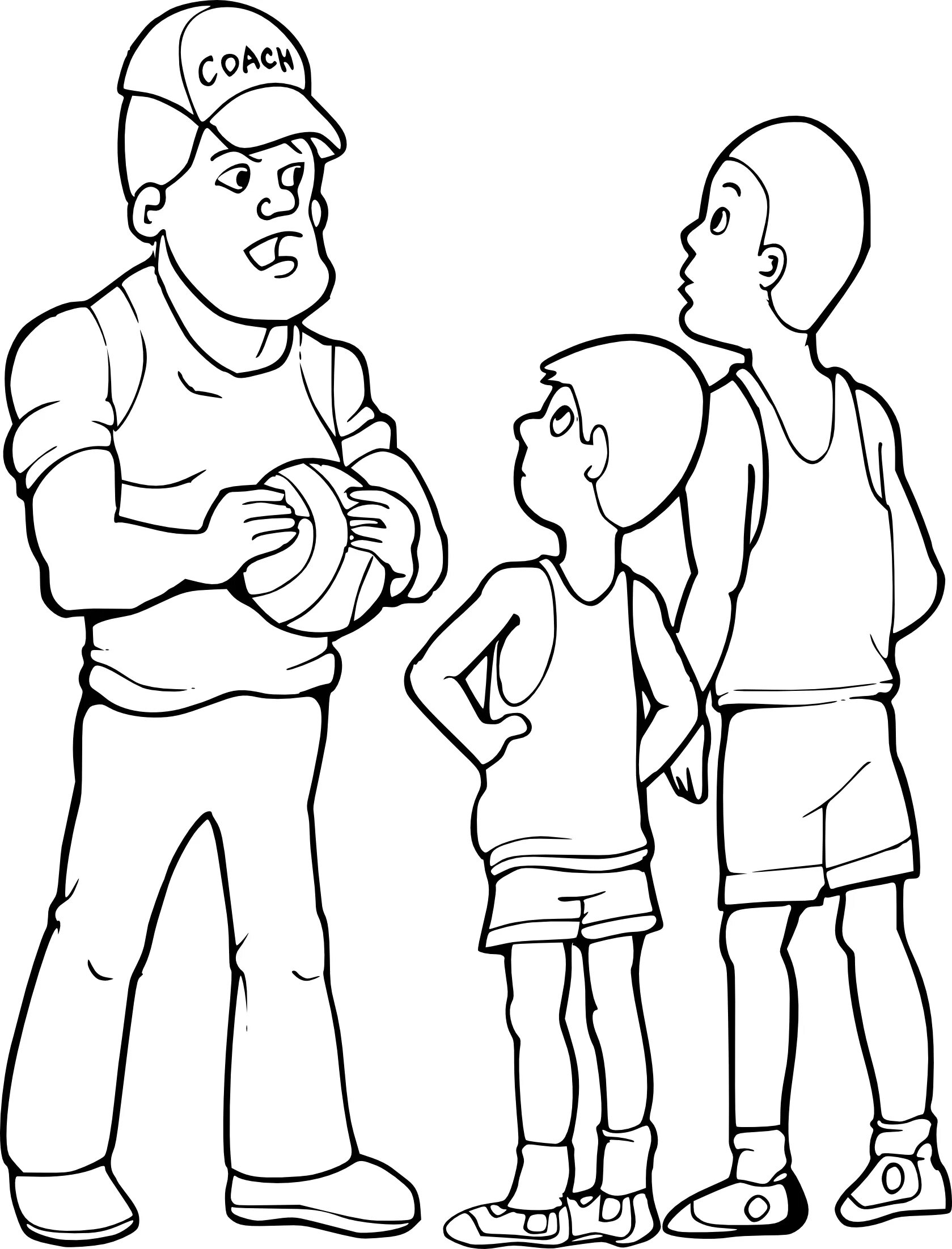 Great coach coloring book