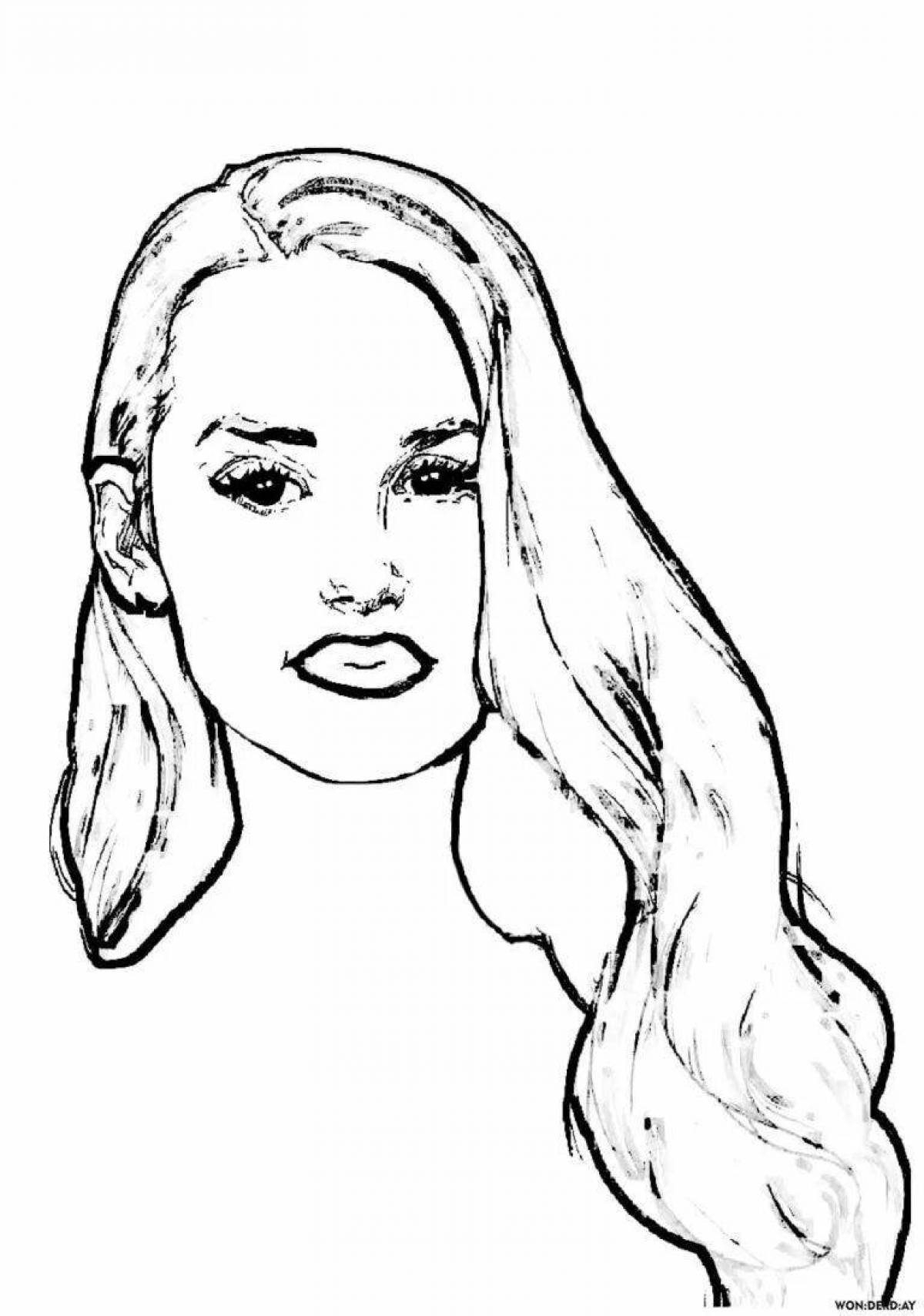 Exciting coloring veronica