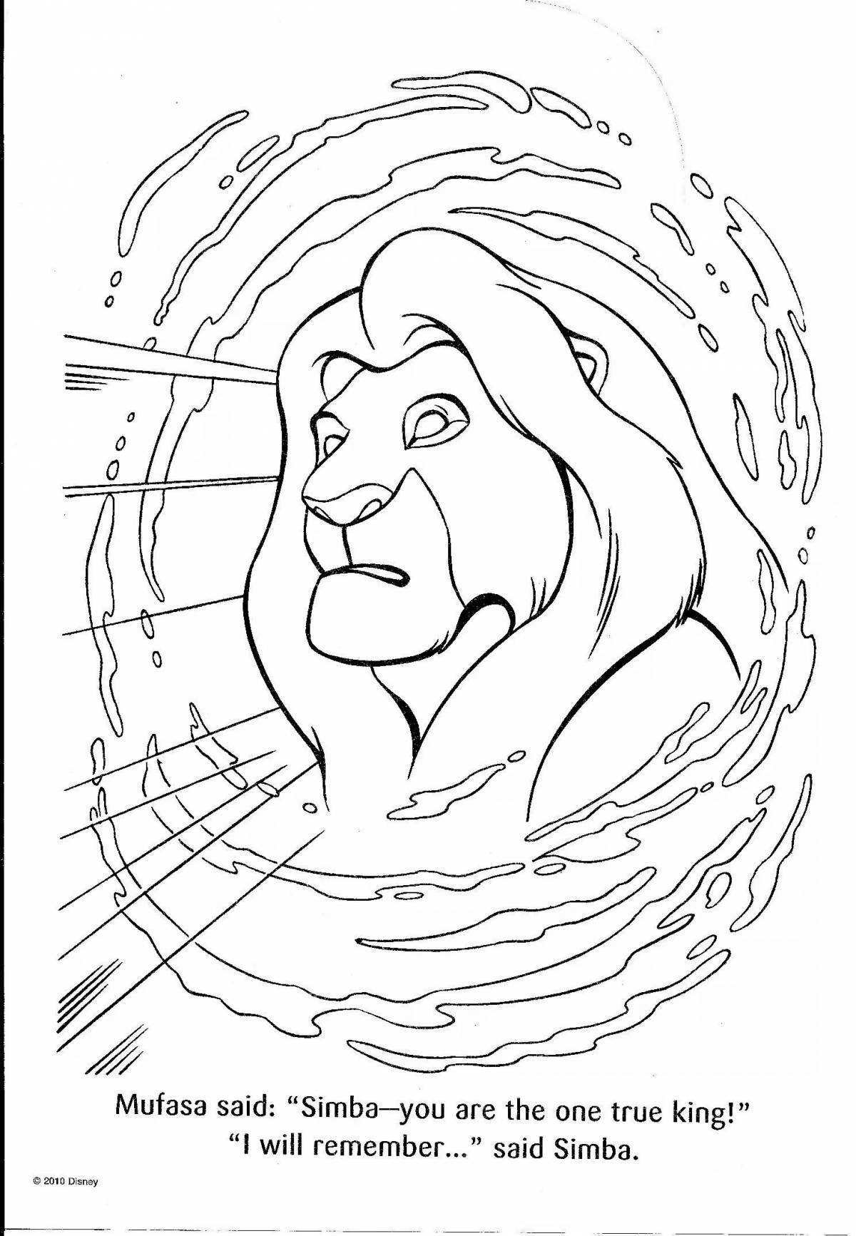 Great mufasa coloring