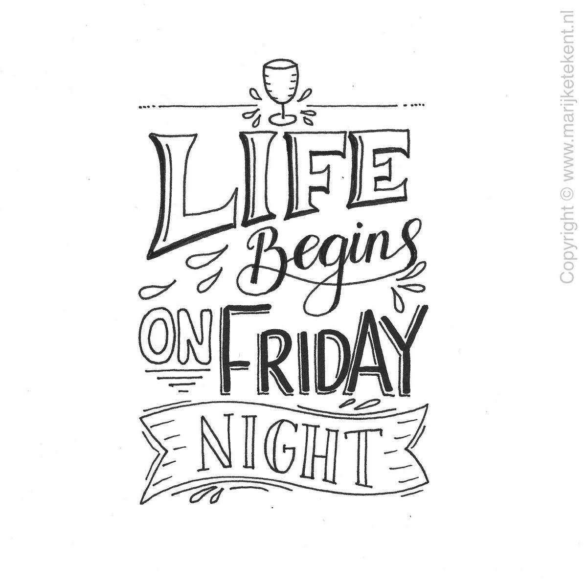 Positive motivation coloring page