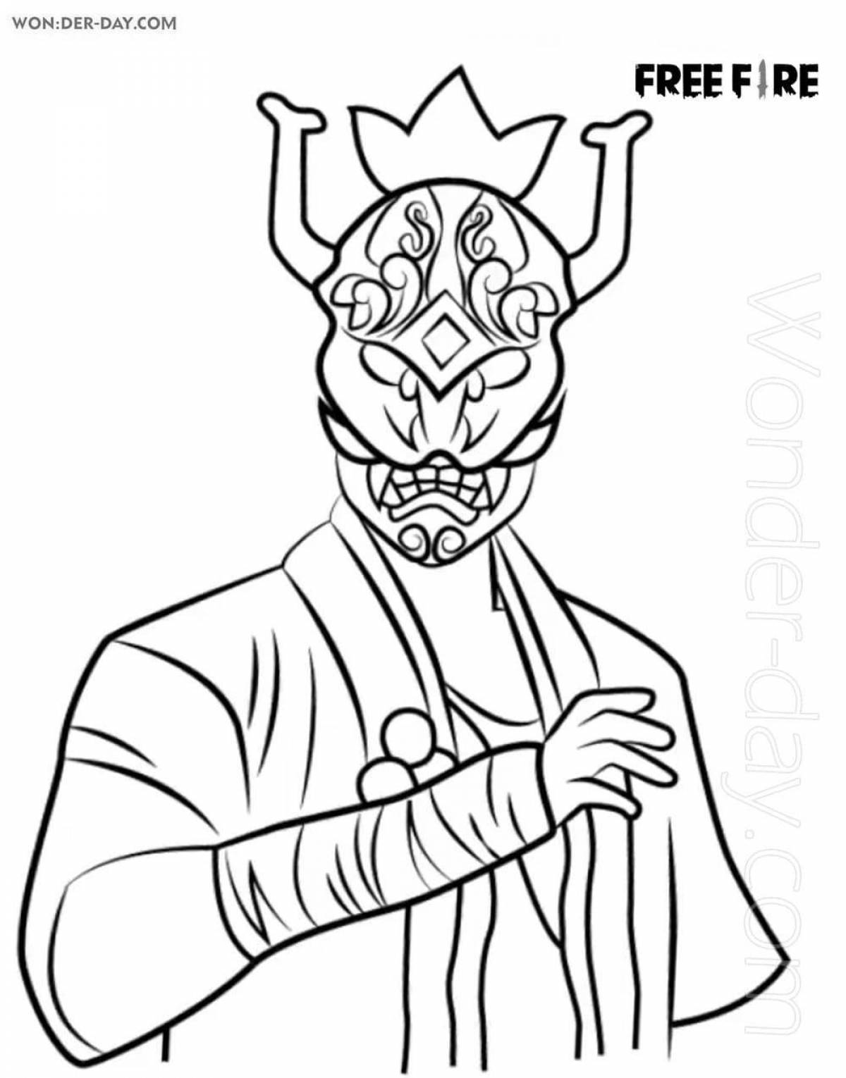 Colouring soft fries