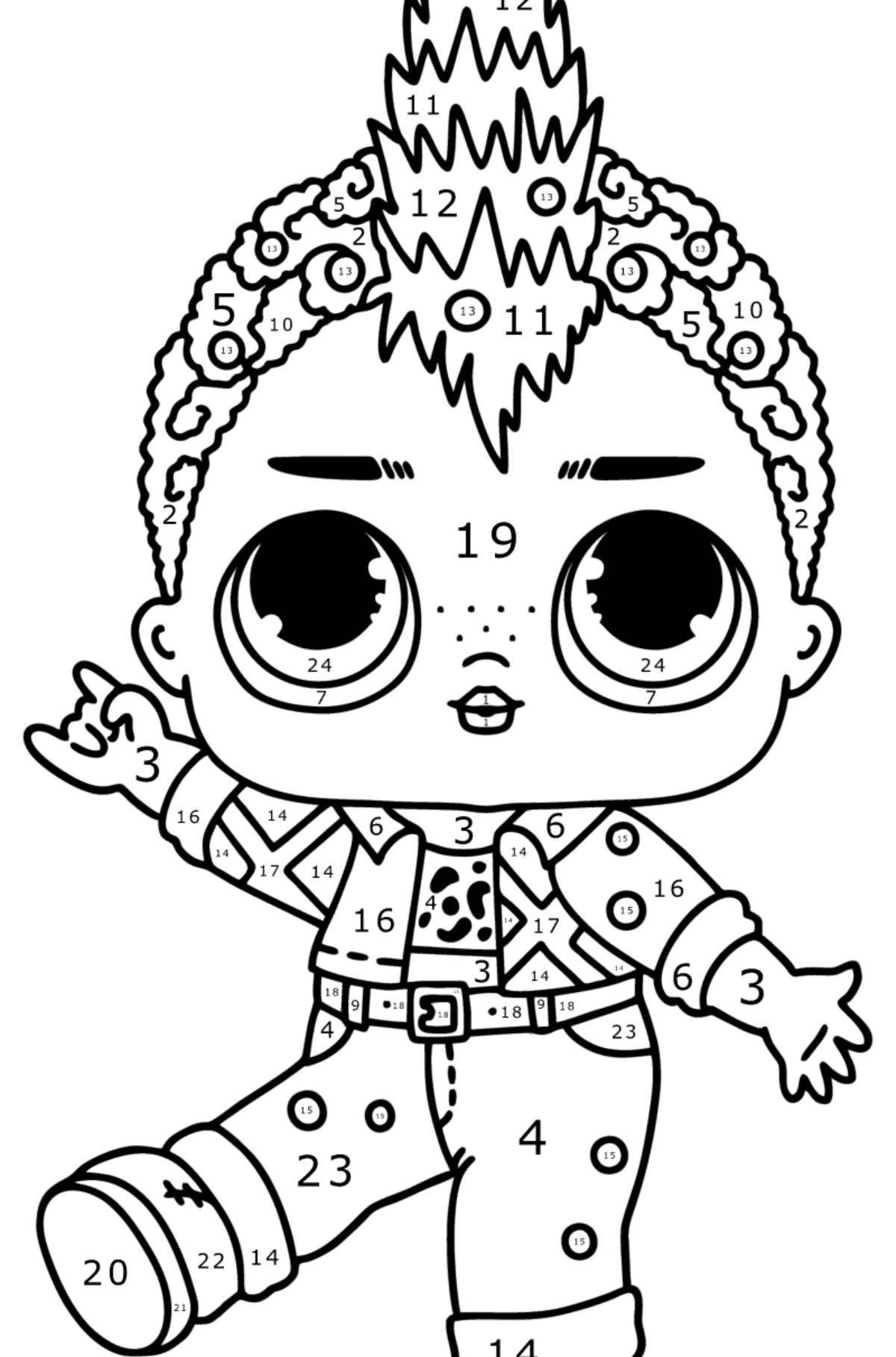 Photo Groovy punk coloring book
