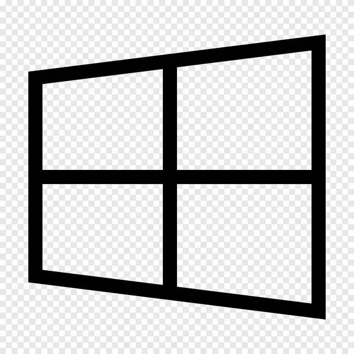 Colorful coloring windows