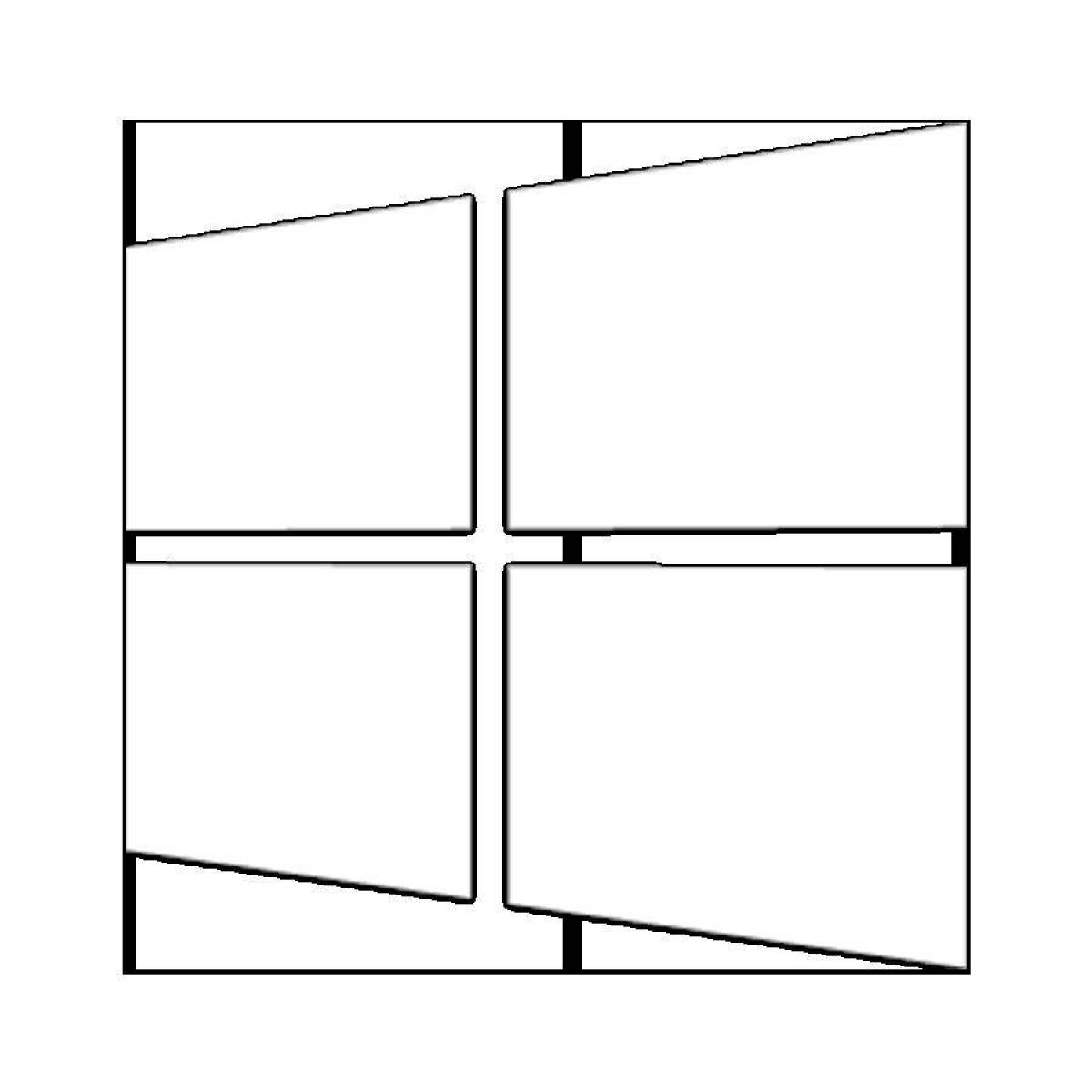 Luminous coloring windows