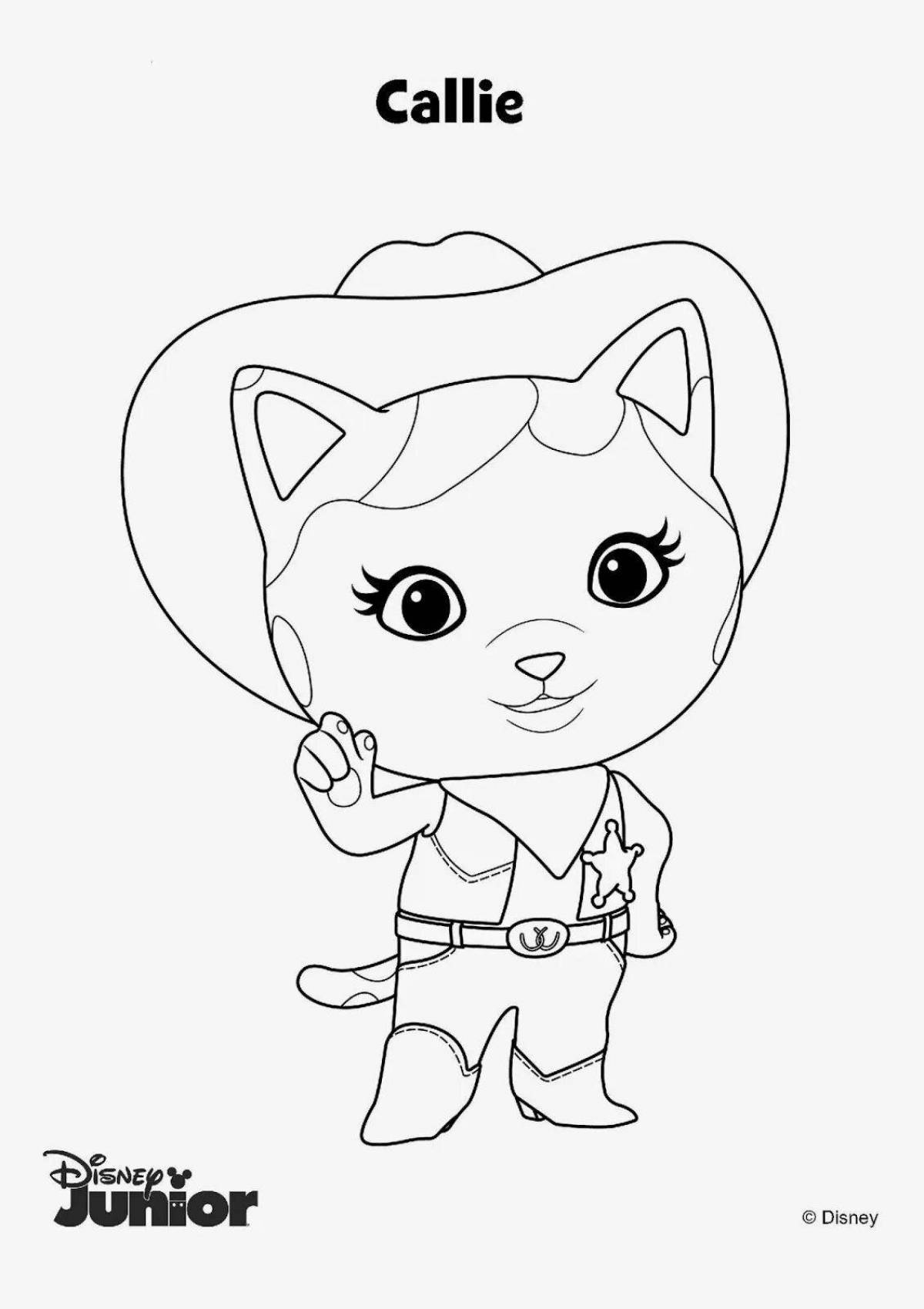 Amazing sheriff coloring page